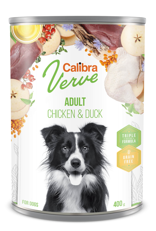 Calibra Dog Verve konz.GF Adult Chicken&Duck 400g