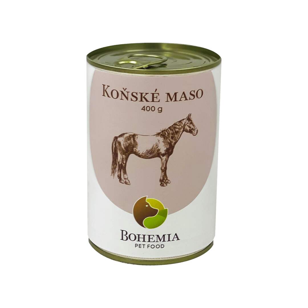 BOHEMIA Koňské maso ve vlastní šťávě 400g