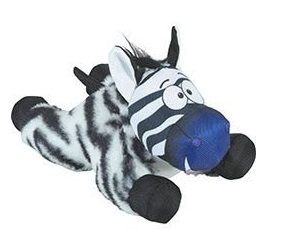 Hračka pes FRIENDS CALEB ZEBRA S plyš černobílá Zolux