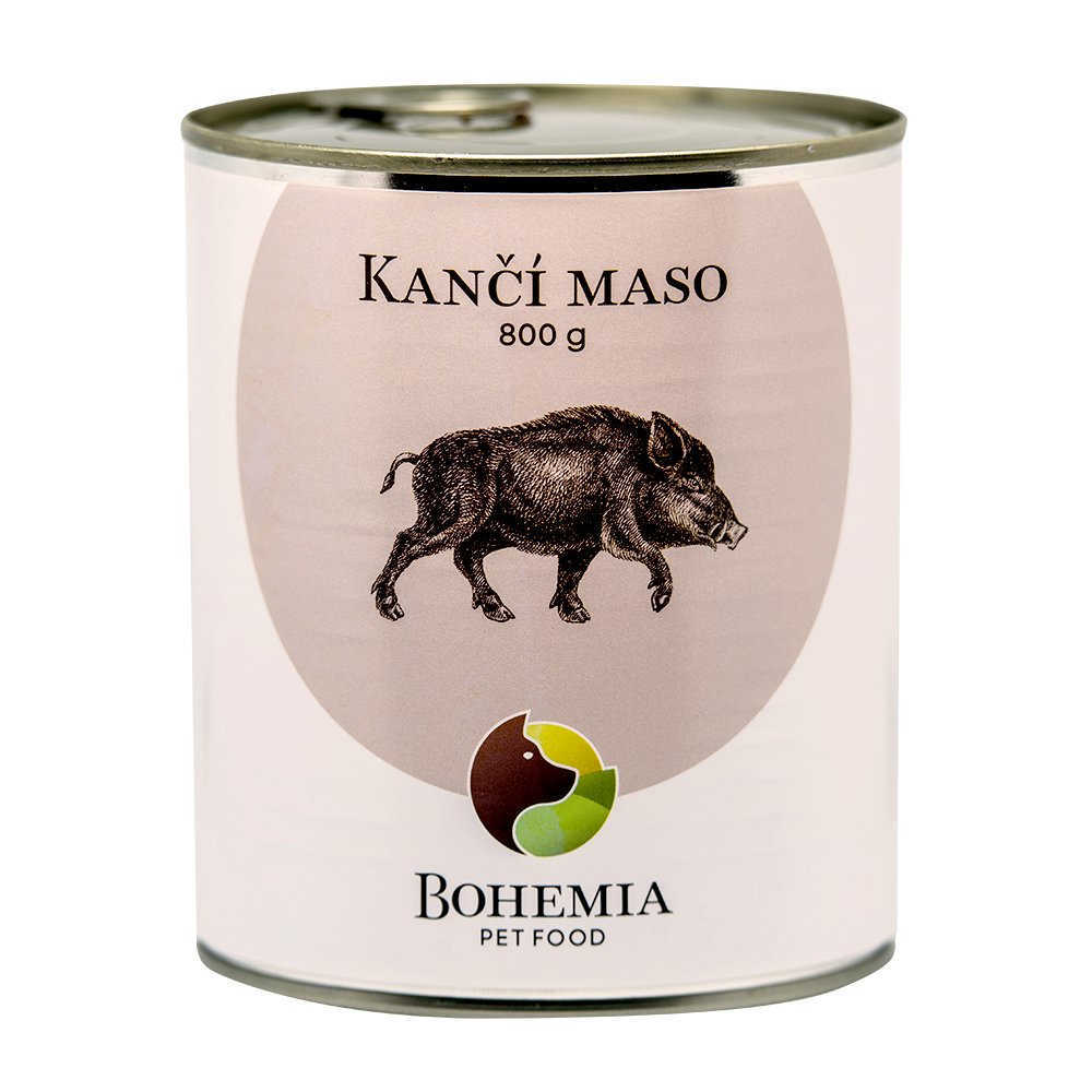 BOHEMIA Kančí maso ve vlastní šťávě 800g