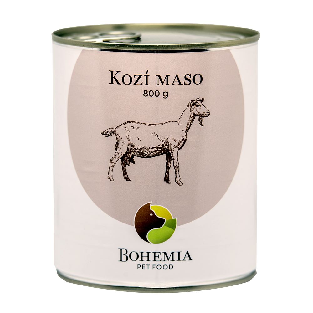 BOHEMIA Kozí maso ve vlastní šťávě 800g