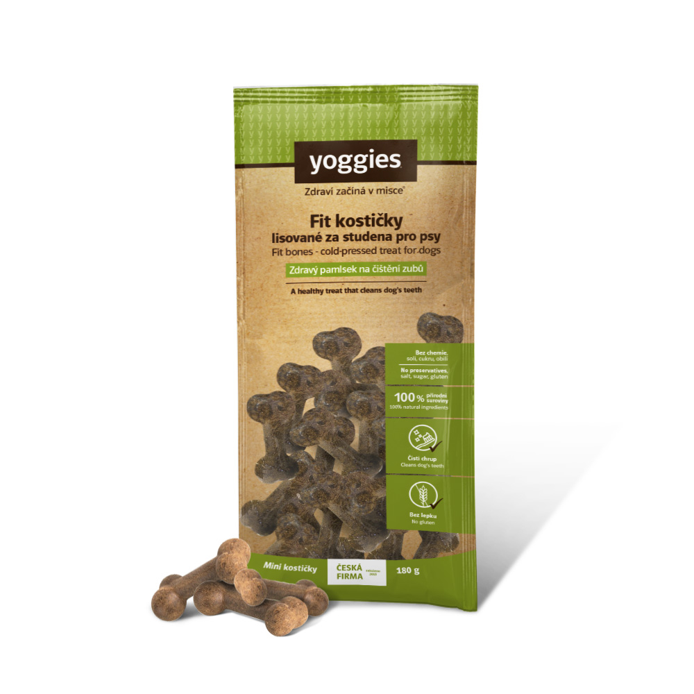 MINIFit kostičky Yoggies pro psy  lisované za studena 180g