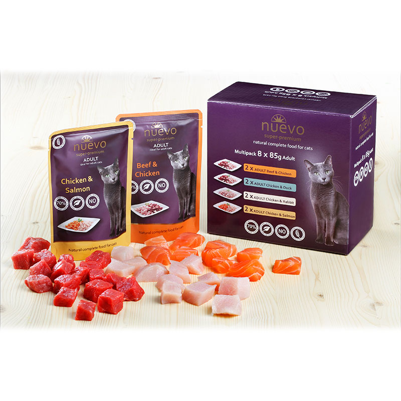 Nuevo kočka kapsa Adult Multipack 8x85g
