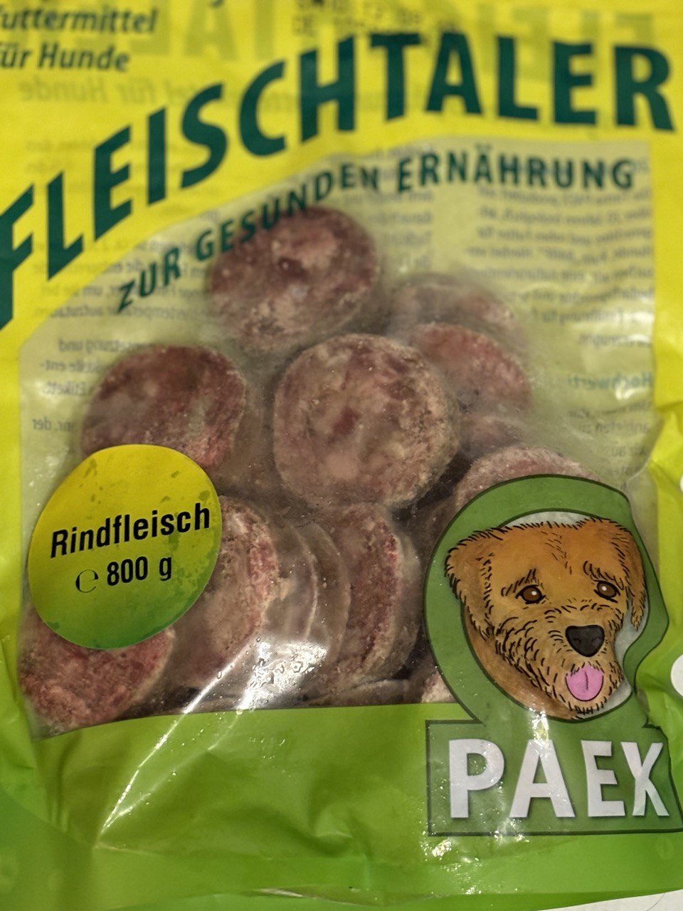 PAEX  Hovězí maso mince (Rindrfleisch-Taller) 800g