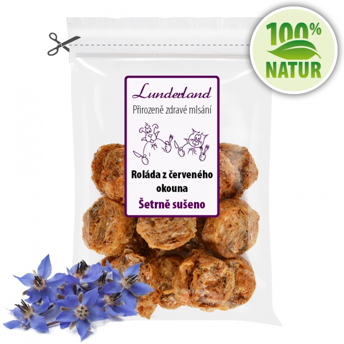 Roláda z červeného okouna 100g