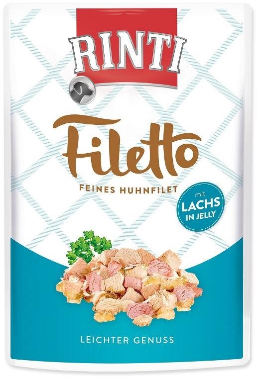 Rinti Dog Filetto kapsa kuře+losos v želé 100g