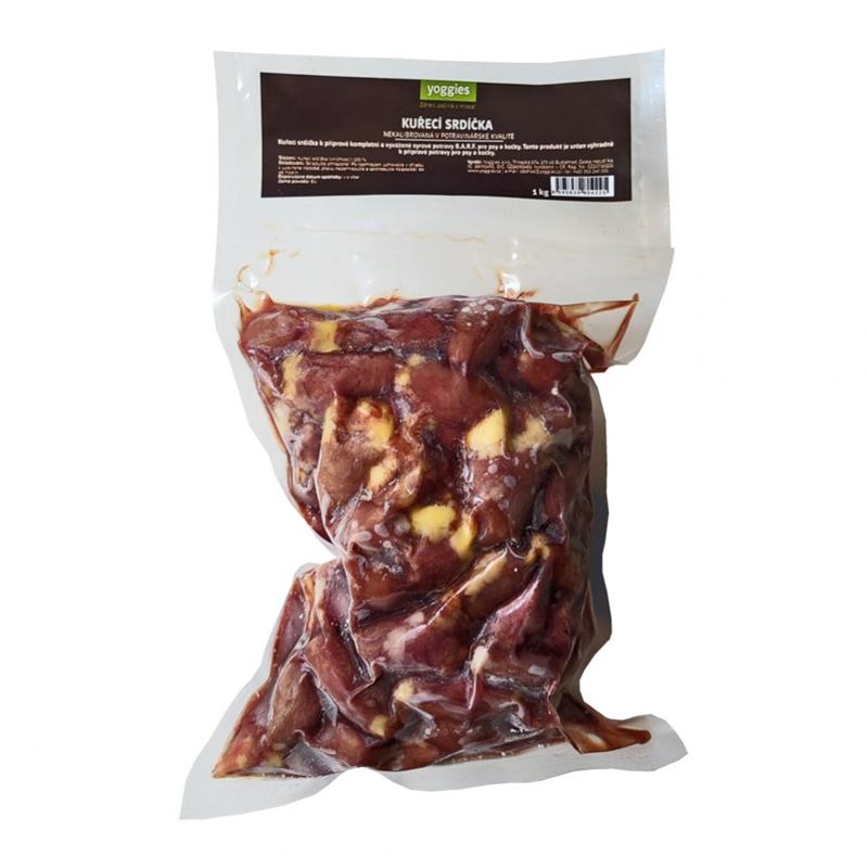 B.A.R.F. Kuřecí srdíčka 1kg