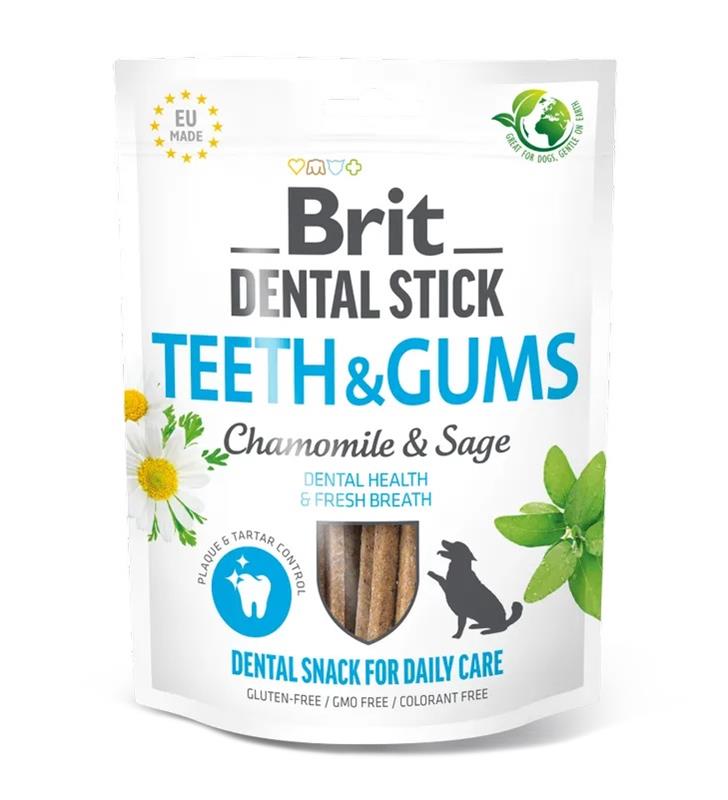Brit Dog Dental Stick Teeth&Gums Chamomile&Sage 7ks