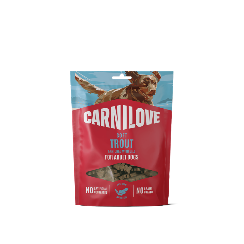 Carnilove Dog Soft Snack Trout enriched with Dill 200 g