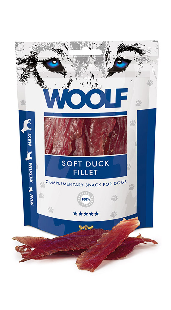WOOLF pochoutka soft duck fillet 100g