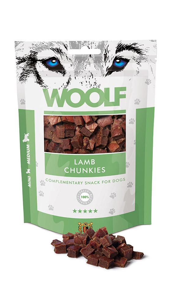 WOOLF pochoutka lamb chunkies 100g