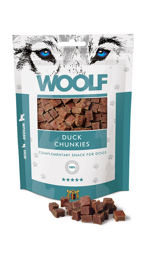 WOOLF pochoutka duck chunkies 100g