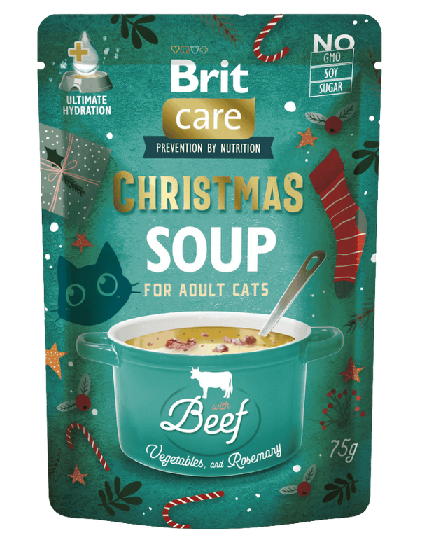 Brit Care Cat Christmas Beef Soup 75g