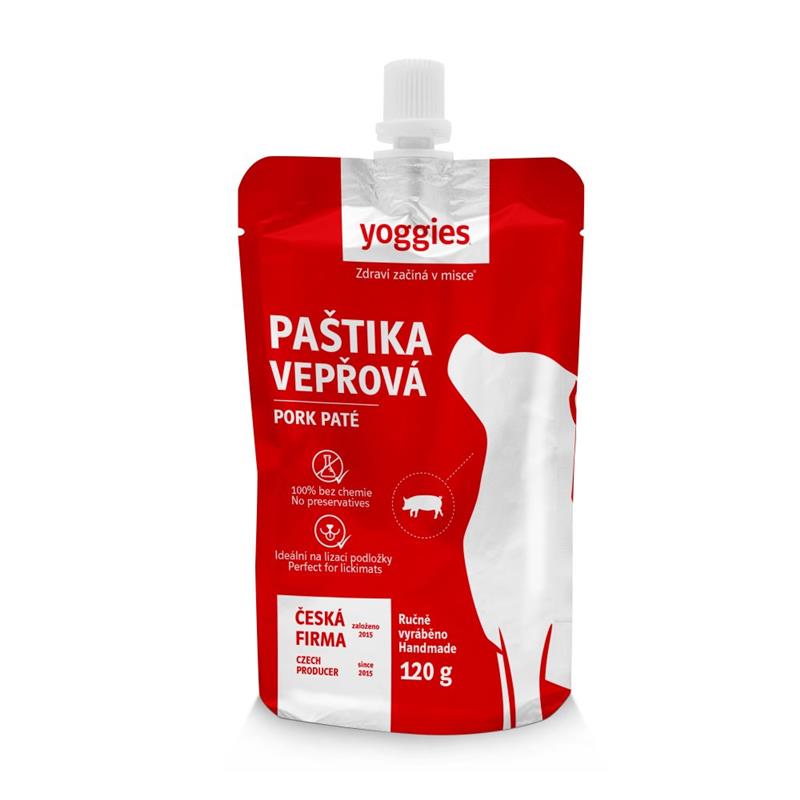 Yoggies paštika - vepřové maso 120g