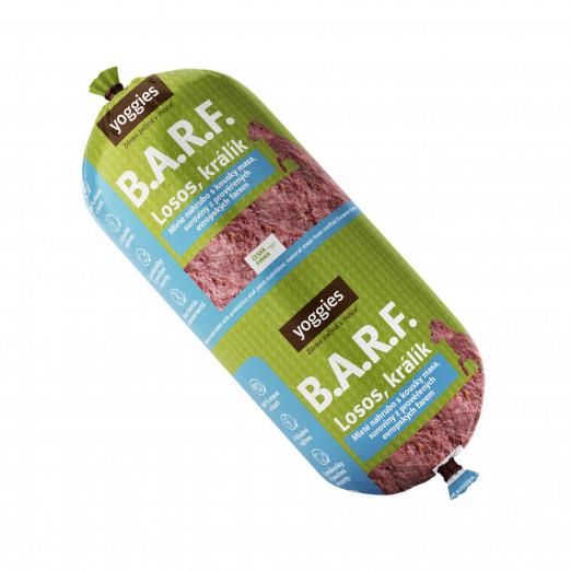 Yoggies B.A.R.F. Losos a králík s probiotiky a kloubní výživou 1300g