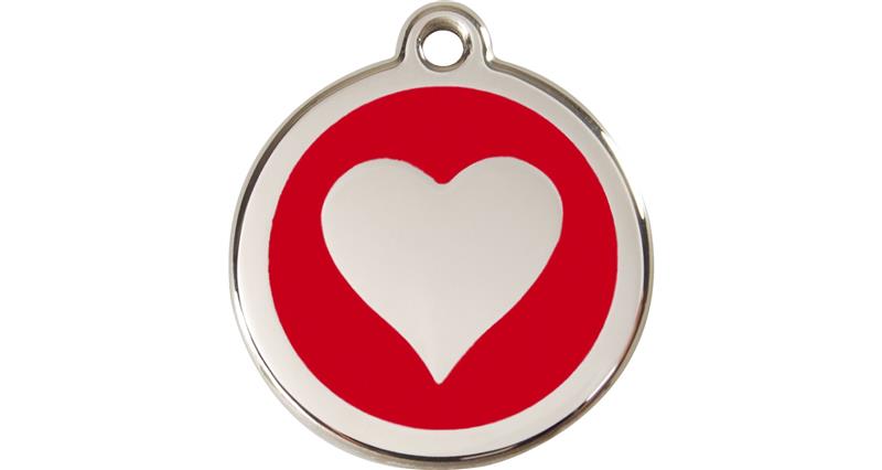 Známka Red Dingo Srdce - Červená M