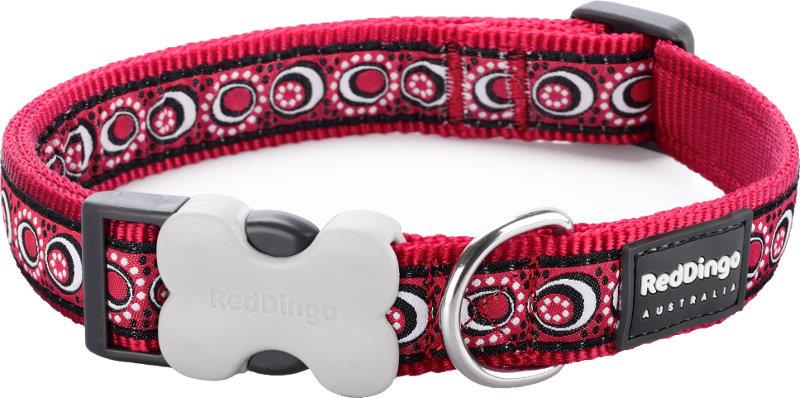 Obojek RD 12 mm x 20-32 cm - Cosmos Red