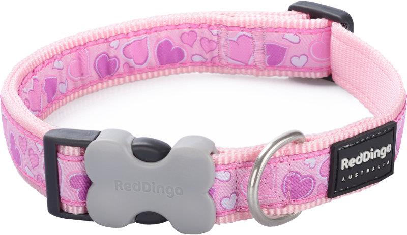 Obojek RD 12 mm x 20-32 cm - Breezy Love Pink