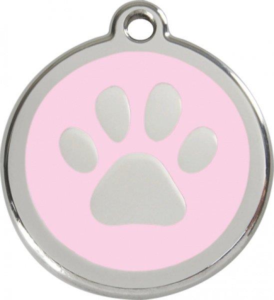 Známka Red Dingo Tlapka - Růžová S