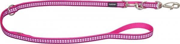 Vodítko RD přep. 12 mm x 2 m Bones Rfx - tm. růžová