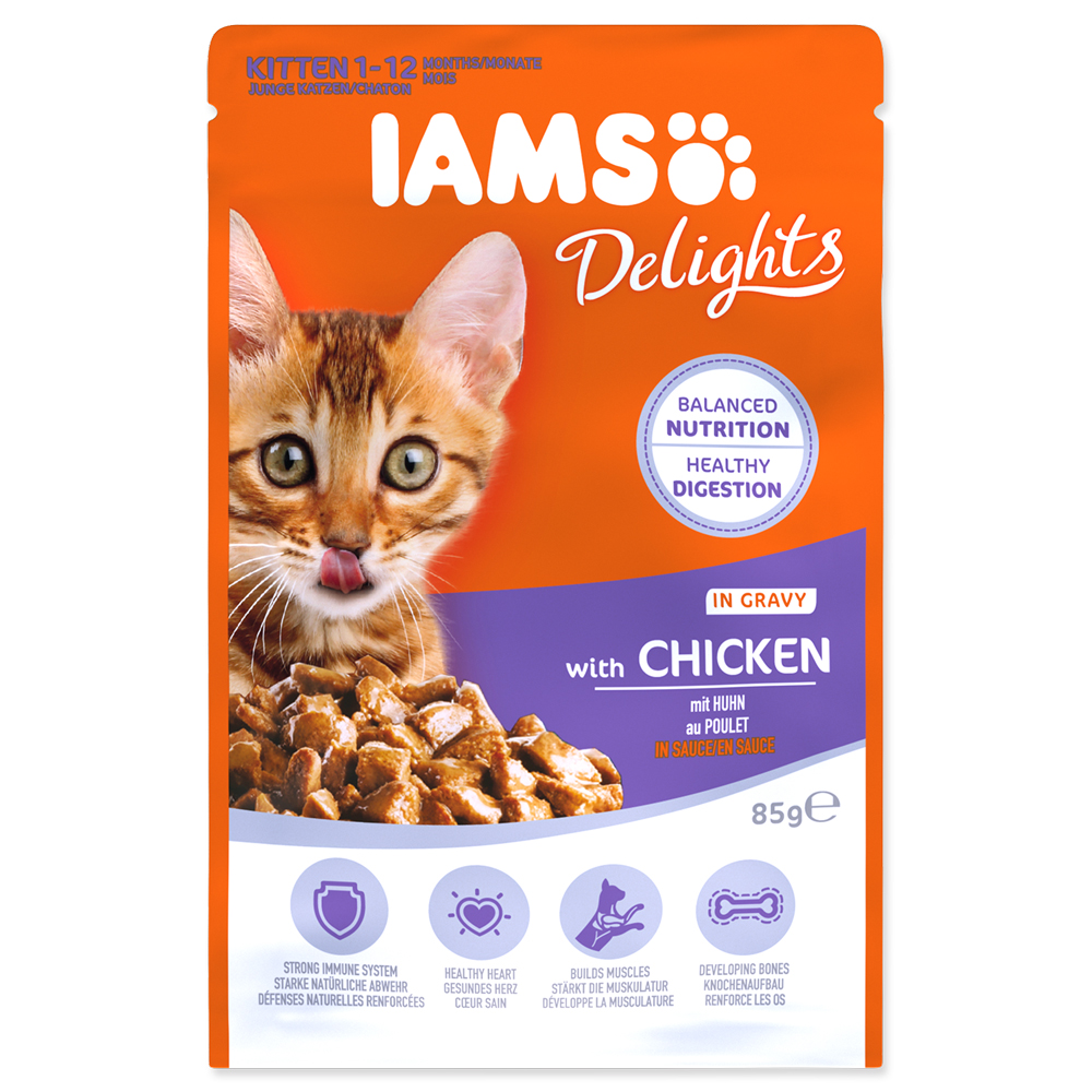 IAMS Kitten Delights Chicken in Gravy 85g