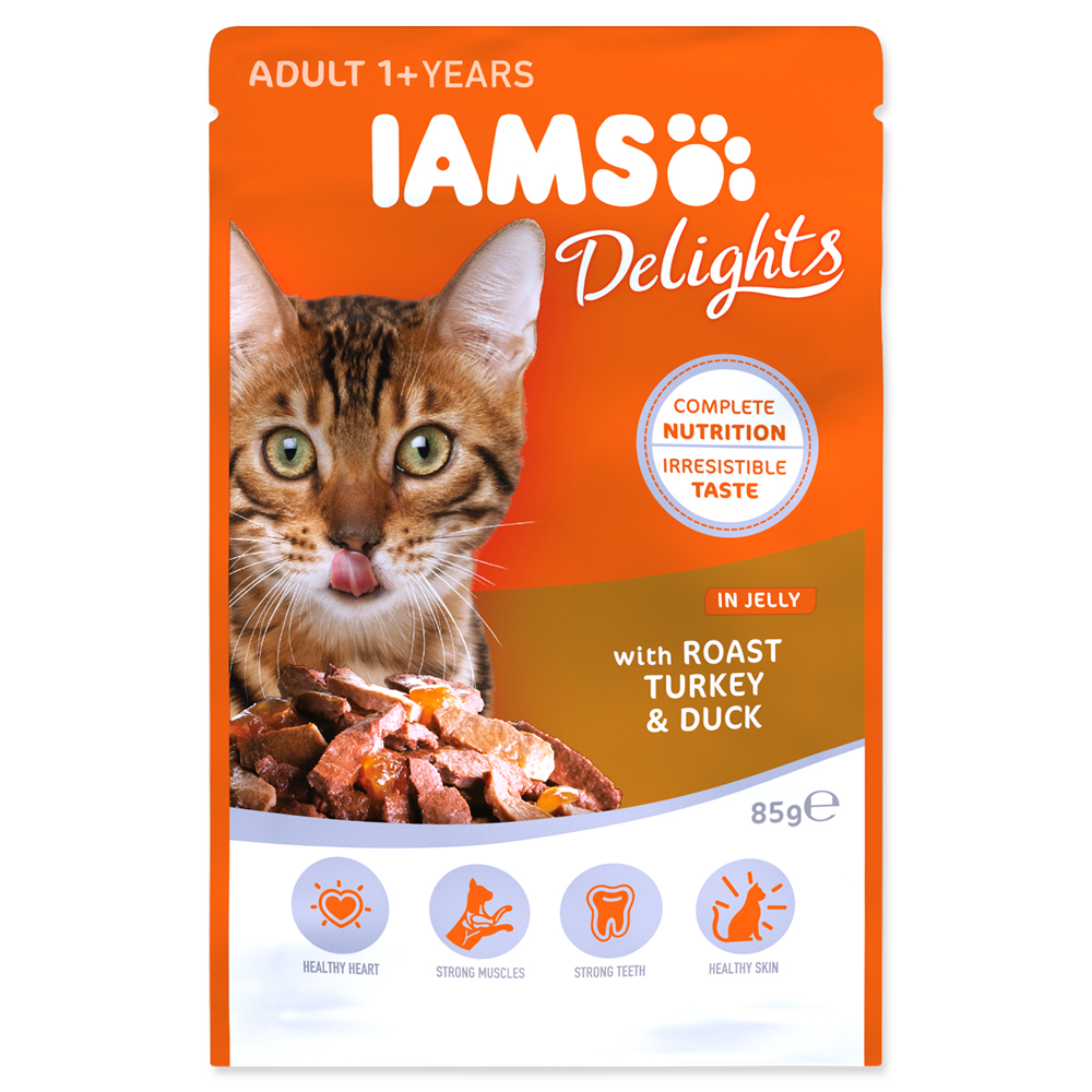 IAMS Cat Delights Turkey & Duck in Jelly 85g