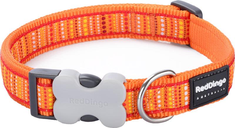 Obojek RD 12 mm x 20-32 cm - Lotzadotz Orange