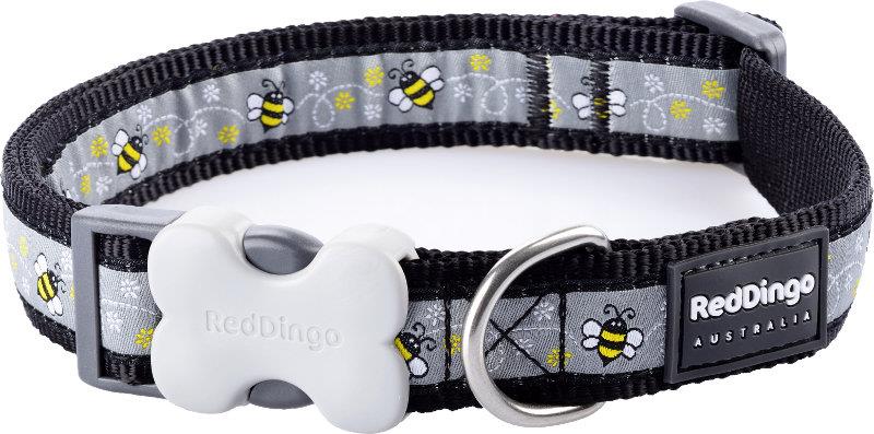 Obojek RD 12 mm x 20-32 cm - Bumble Bee Black