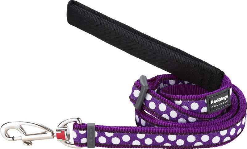 Vodítko RD 12 mm x 1,8 m - White Spots on Purple