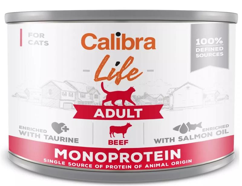 Calibra Cat Life  konz.Adult Beef 200g