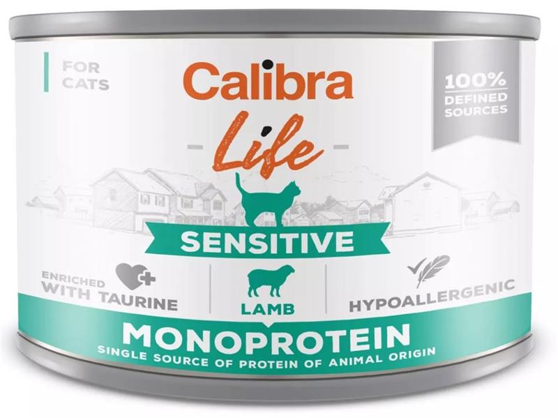 Calibra Cat Life  konz.Sensitive Lamb 200g