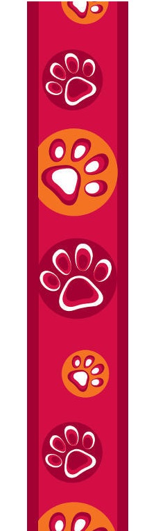 Obojek pro kočky - Paw Impressions Red