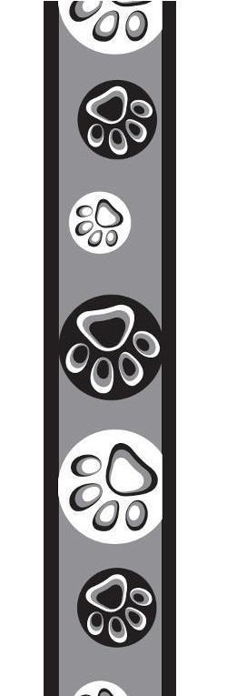 Obojek pro kočky - Paw Impressions Black