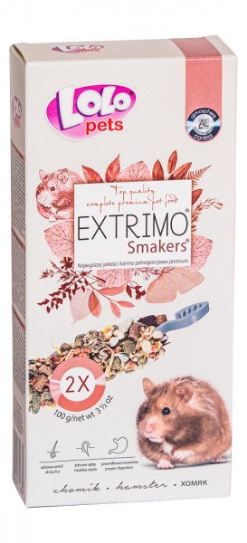 EXTRIMO SMAKERS tyčinky pro křečky 2ks/100 g