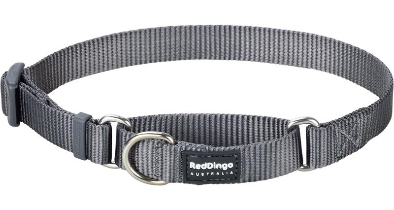 Obojek polos. RD 15 mm x 26-40 cm - šedá