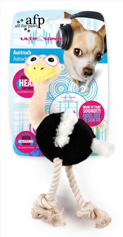 Plyšový pštros AFP Ultrasonic s ultrazvukovým pískátkem