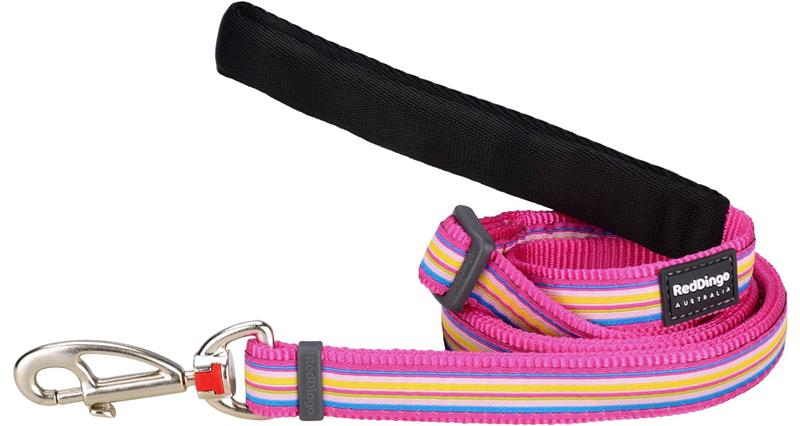 Vodítko RD 12 mm x 1,8 m - Horizontal Stripes Hot Pink