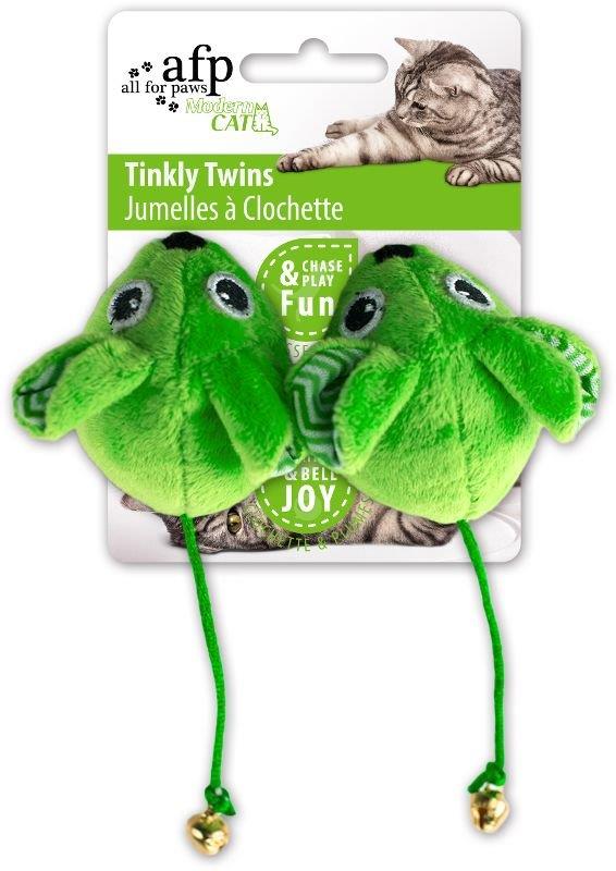 Myšky s rolničkou AFP Modern Cat - zelené