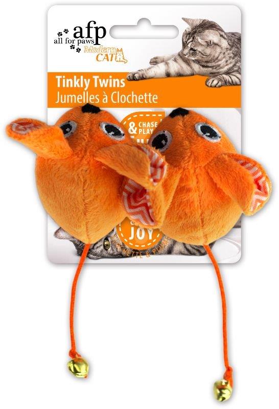 Myšky s rolničkou AFP Modern Cat - oranžové