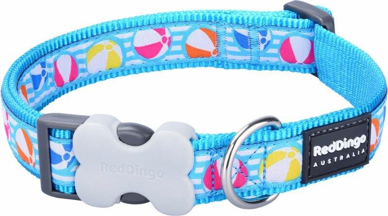 Obojek RD 12 mm x 20-32 cm - Beach Ball Turquoise