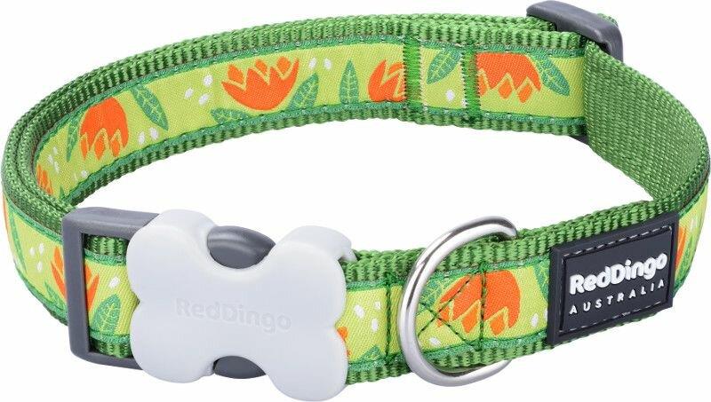 Obojek RD 12 mm x 20-32 cm - Tropical Green