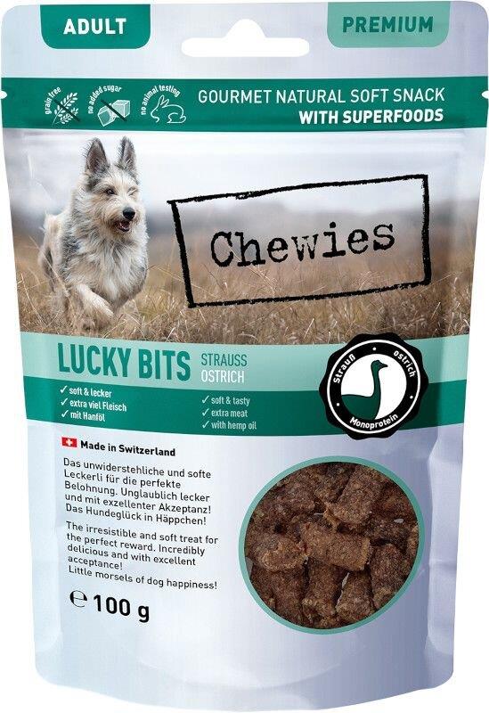 Chewies Lucky Bits Se pštrosím masem 100g