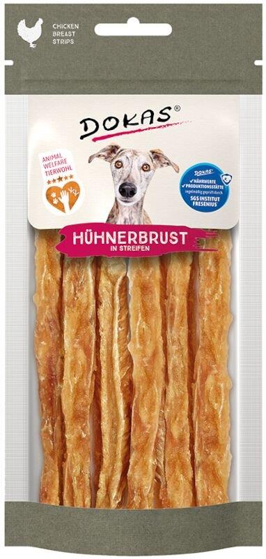 Dokas Kuřecí prsa proužky Animal Welfare 50 g