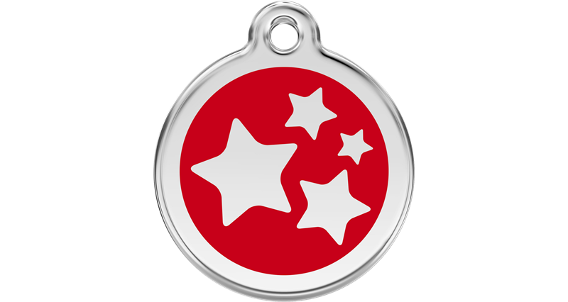 Známka Red Dingo Hvězdičky - červená S