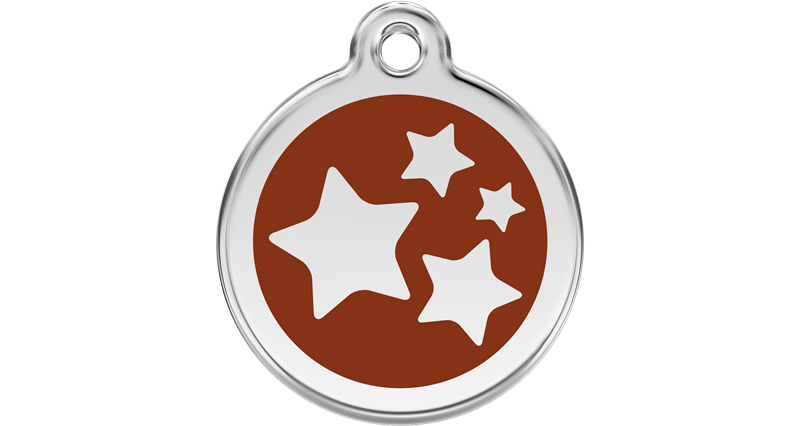 Známka Red Dingo Hvězdičky - hnědá S