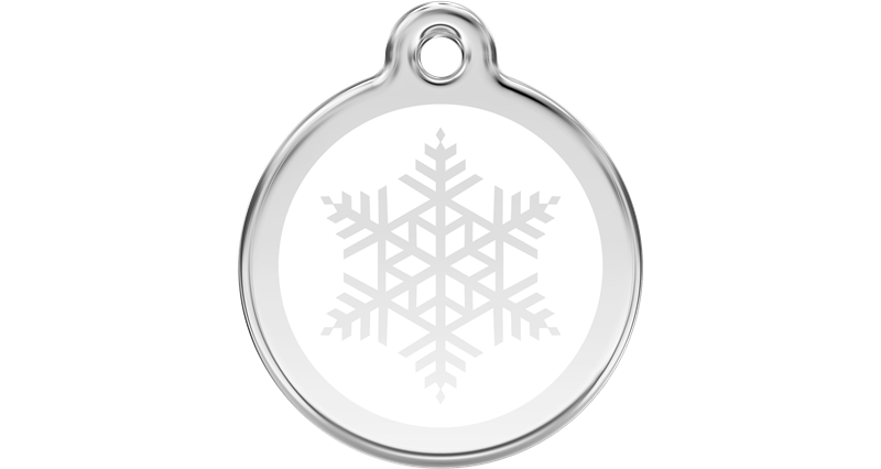 Známka Red Dingo Sněhová vločka - bílá S