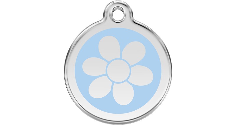 Známka Red Dingo Květina - světle modrá M