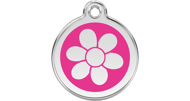 Známka Red Dingo Květina - tmavě růžová S