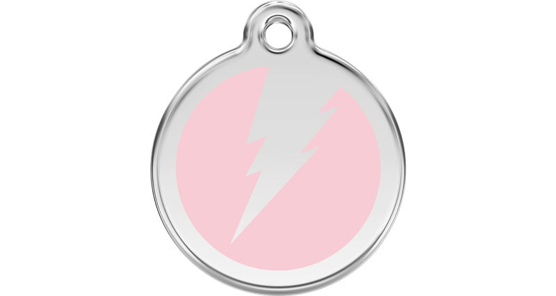 Známka Red Dingo Blesk - růžová S