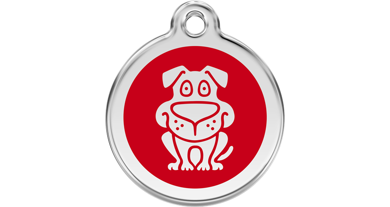 Známka Red Dingo Pes - červená M